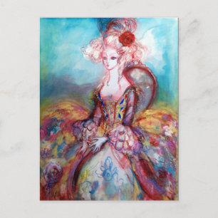 MADAME POMPADOUR INVITATION POSTCARD