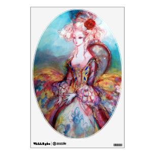MADAME POMPADOUR ,Oval Wall Sticker