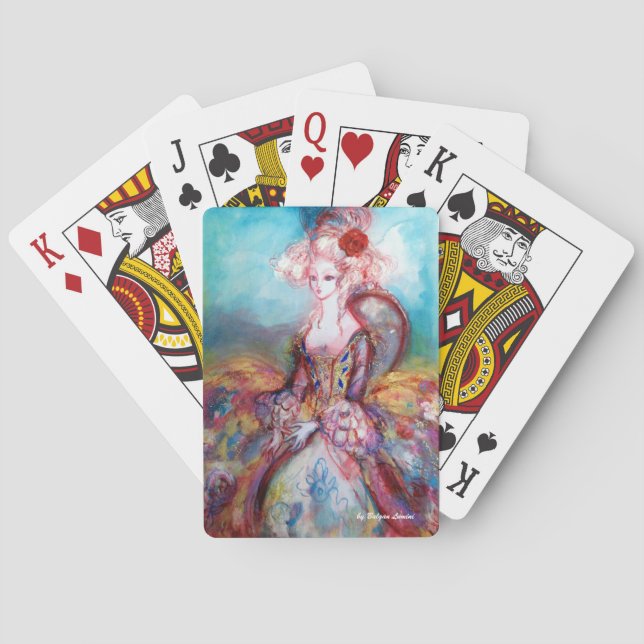 MADAME POMPADOUR   POKER CARDS (Back)