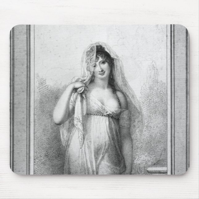 Madame Recamier Mouse Pad (Front)