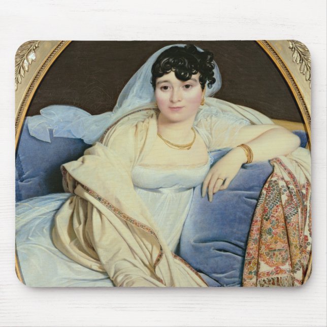 Madame Riviere nee Marie Francoise Jacquette Mouse Pad (Front)