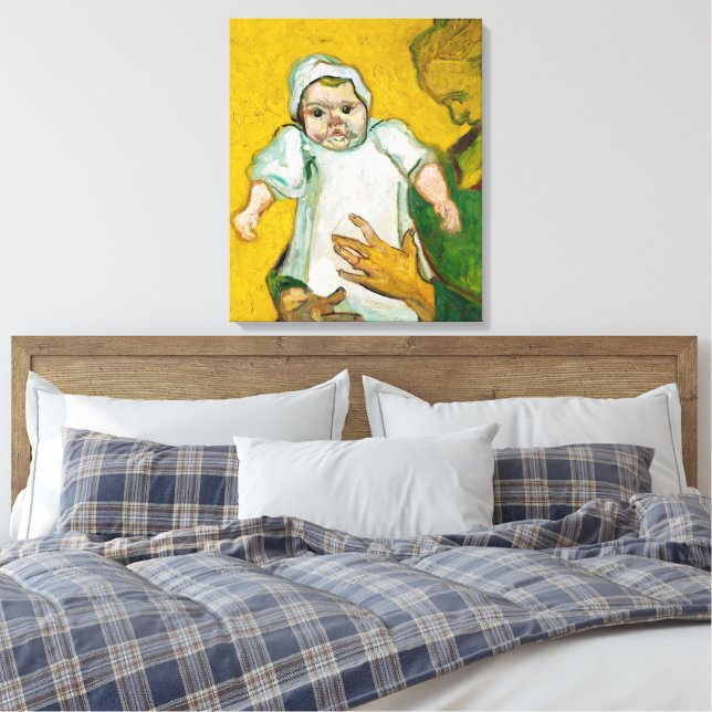 Madame Roulin and Her Baby Canvas Print (Insitu(Bedroom))