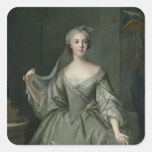 Madame Sophie de France as a Vestal Virgin Square Sticker