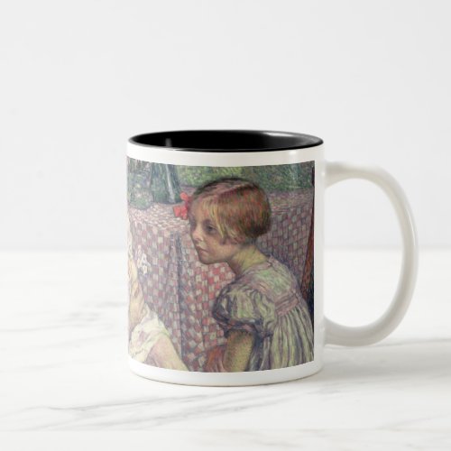 Madame van de Velde and her Children 1903 Two_Tone Coffee Mug
