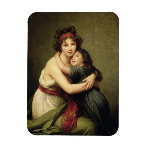 Madame Vigee_Lebrun and her Daughter Magnet