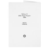 Madame X by John Singer Sargent Cards (Back)