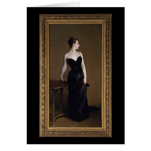 Madame X by John Singer Sargent Cards (Front)