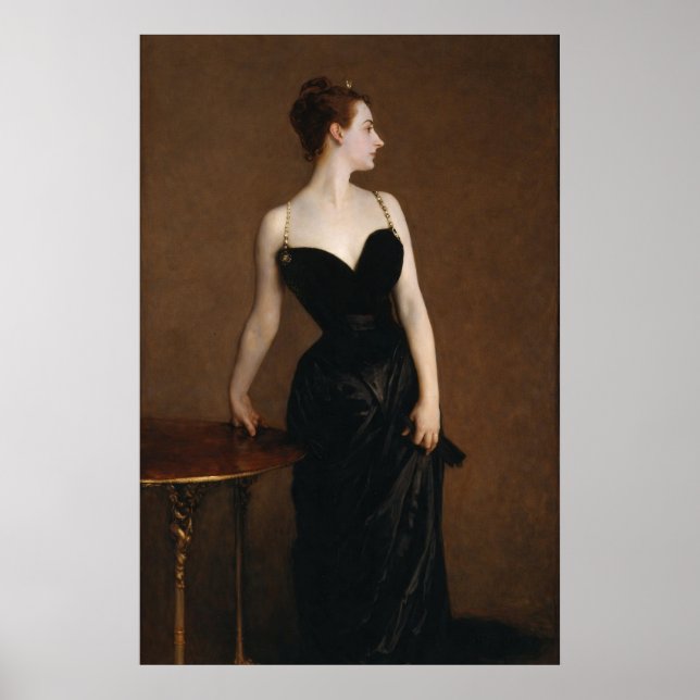 Madame X by John Singer Sargent Poster (Front)