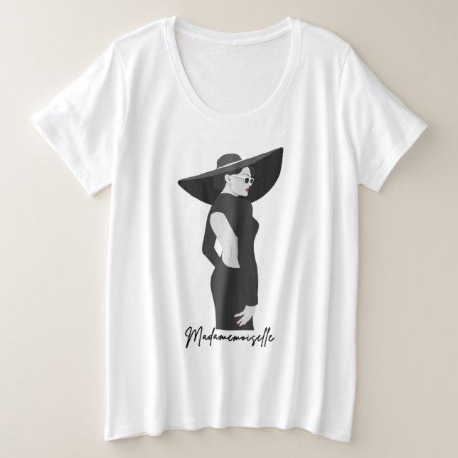 Madamemoiselle illustration T-Shirt  (Design Front)