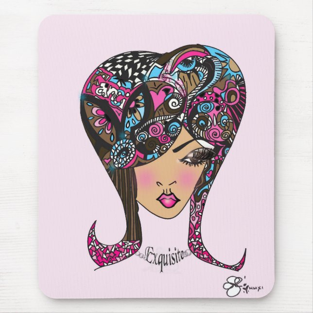 Madamoiselle Mimi Le Exquisite Girlie MousePad (Front)