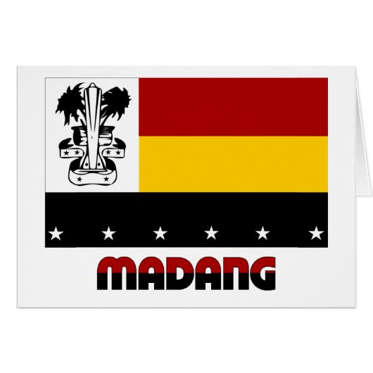 Madang Province, PNG Cards (Front Horizontal)