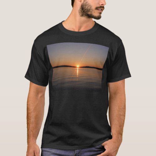 Madawaska Lake Sunset Maine T_Shirt