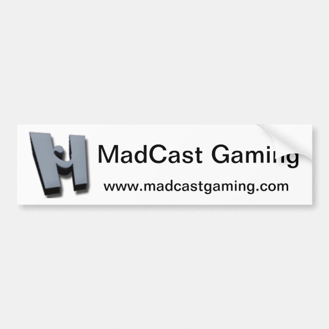 MadCast Bumper Sticker (Front)