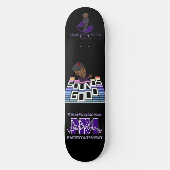 Madd Mann Ent Skatebroad Skateboard (Front)