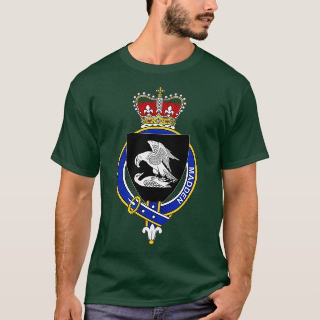 Madden Coat of Arms  Family Crest T-Shirt (Front)