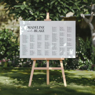 MADDIE Alphabetical Seating Chart Foam Board