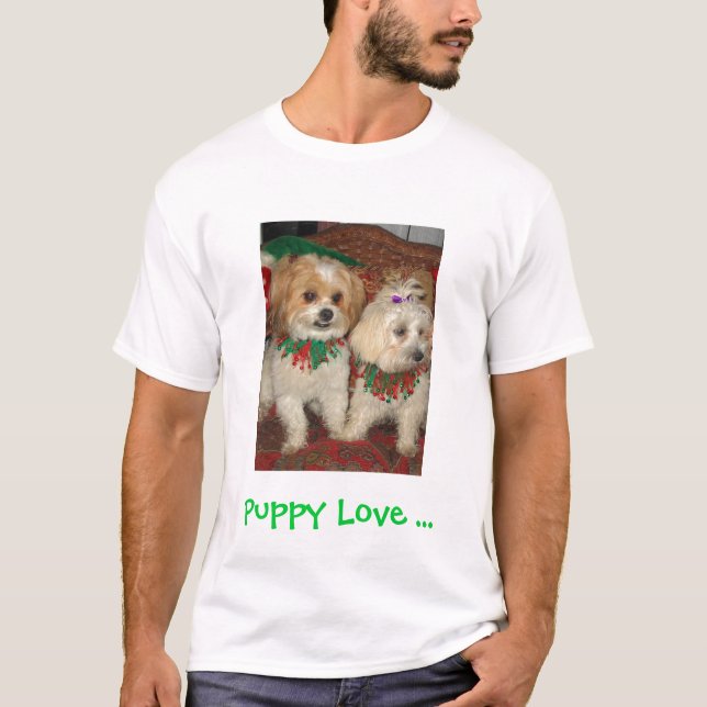 Maddie&Sophie, Puppy Love ... T-Shirt (Front)