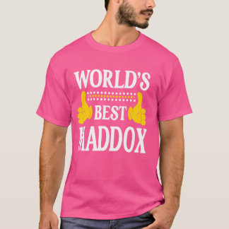 Maddox Surname Team Family Last Name World's Best T-Shirt