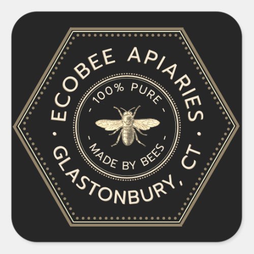 Made By Bees Apiary Sticker