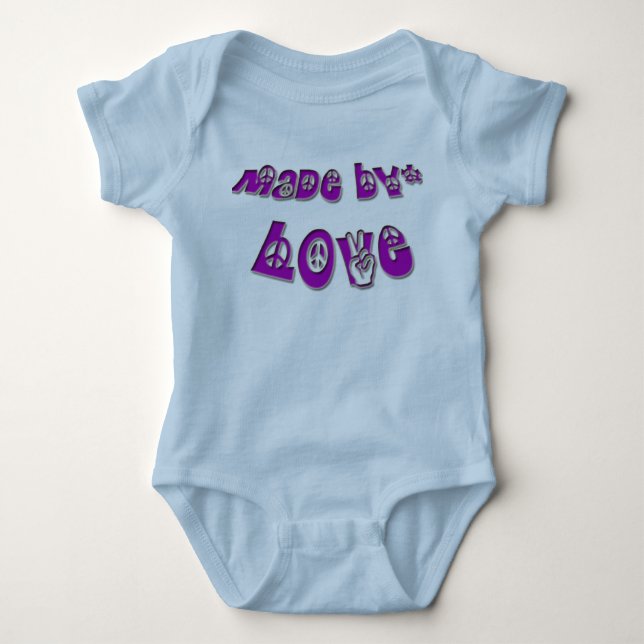 Made by* Love Baby Bodysuit (Front)