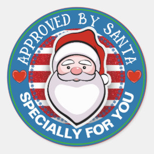 Made by Santa Classic Round Sticker