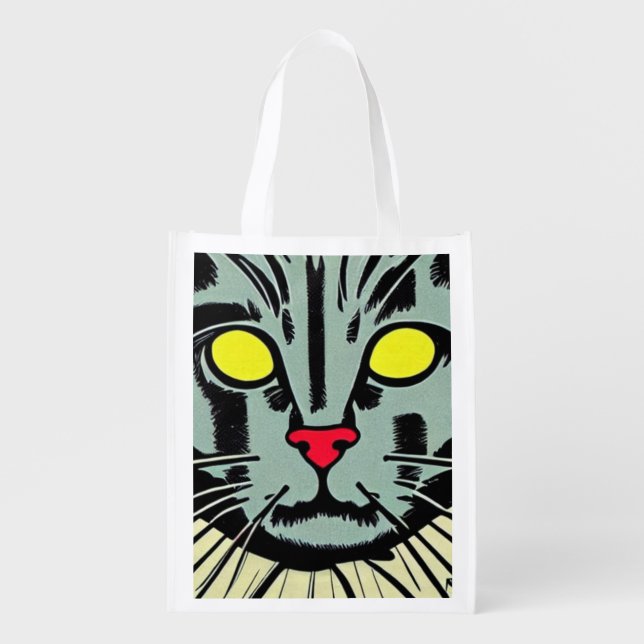 Made Catz Grocery Bag (Front)