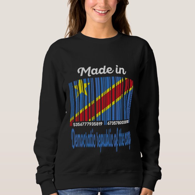 Made Democratic Republic Of The Congo Sweatshirt (Front)
