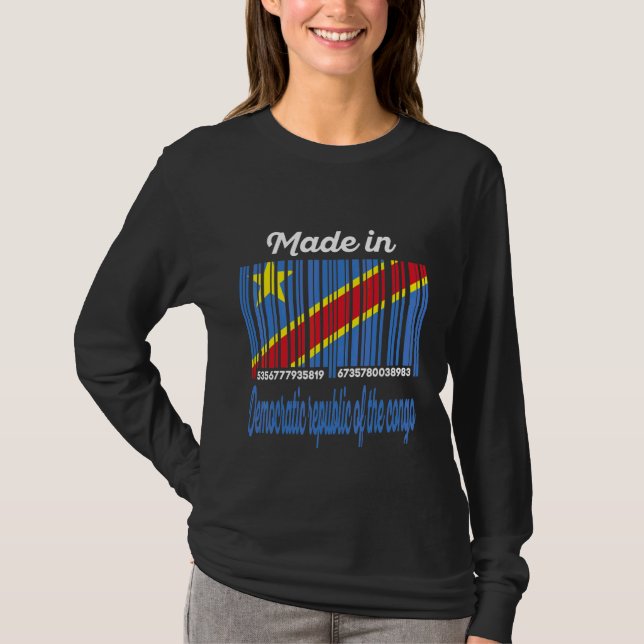 Made Democratic Republic Of The Congo T-Shirt (Front)