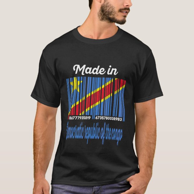 Made Democratic Republic Of The Congo T-Shirt (Front)