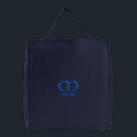Made Embroidered Tote Bag<br><div class="desc">Made Blue creative look and feel, YES!</div>