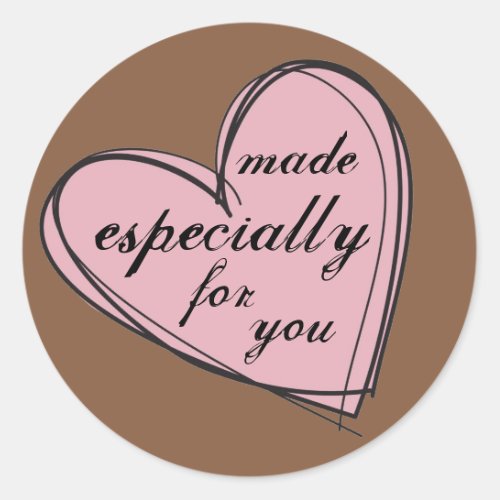 Made Especially For You Gift Tag stickers