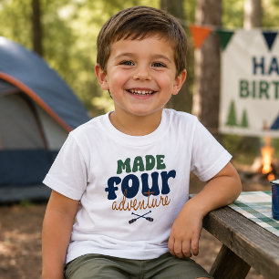 Made For Adventure 4th Birthday Baby T-Shirt