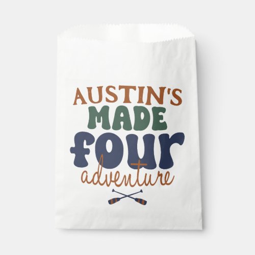 Made For Adventure 4th Birthday Favor Bags