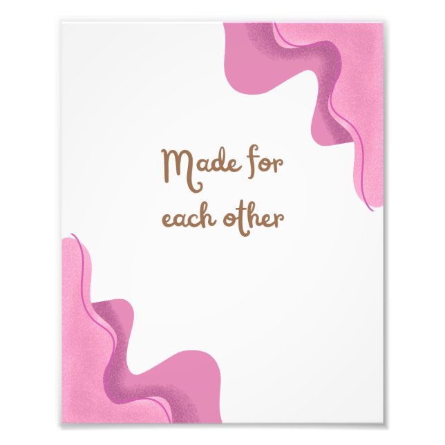Made for each other photo print (Front)