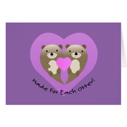 Made for Each Otter Cards (Front Horizontal)