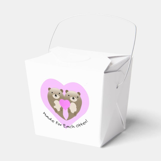 Made for Each Otter Favor Boxes (Front Side)