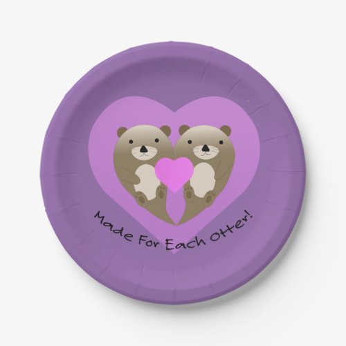 Made for Each Otter Paper Plates