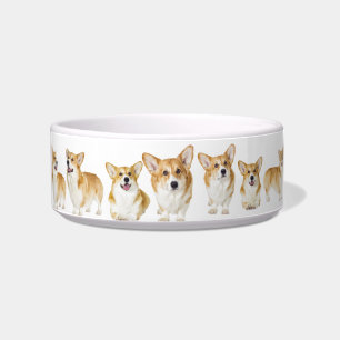 Made for Royalty, Adorable Corgi Medium Pet Bowl