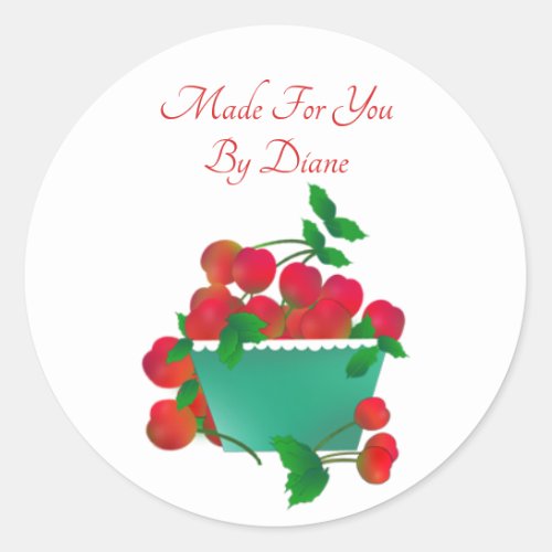 Made For You Cherry Label
