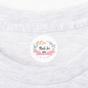 Made for You Colorful Flowers Kids' Labels