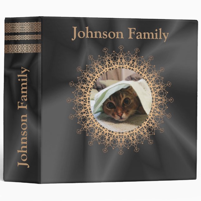 Made for you, grey silk 3 ring binder (Front/Spine)