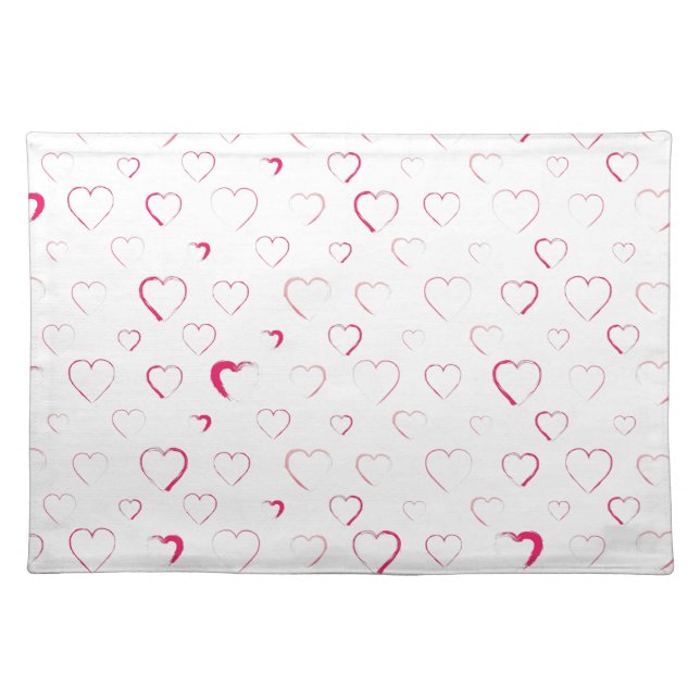 Made for you my heart cloth placemat (Front)