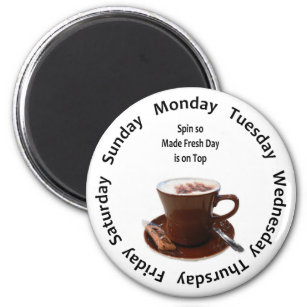 Made Fresh Coffee Tracker Magnet