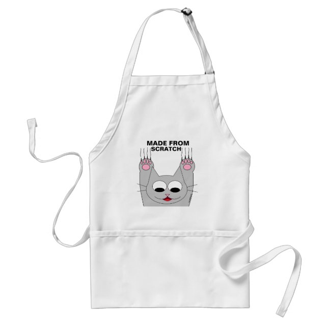 Made From Scratch Cute Cat Apron (Front)