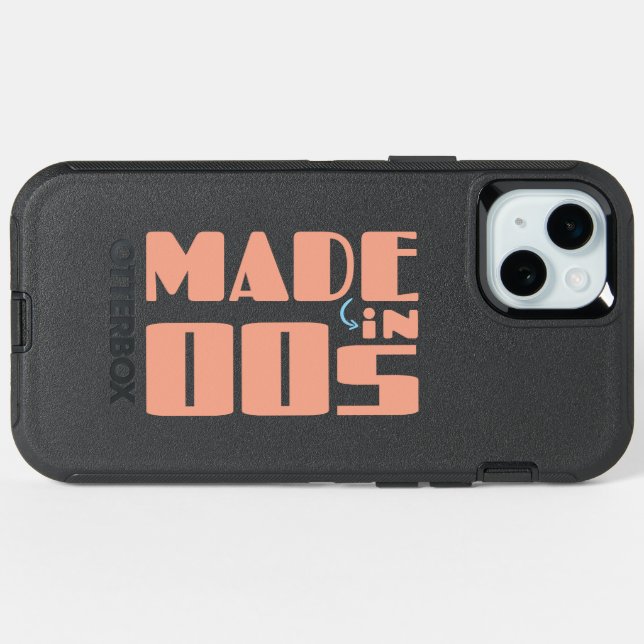 Made in 00s iPhone 15 plus case (Back Horizontal)
