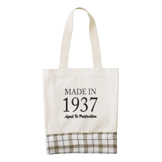 Made In 1937 Zazzle HEART Tote Bag