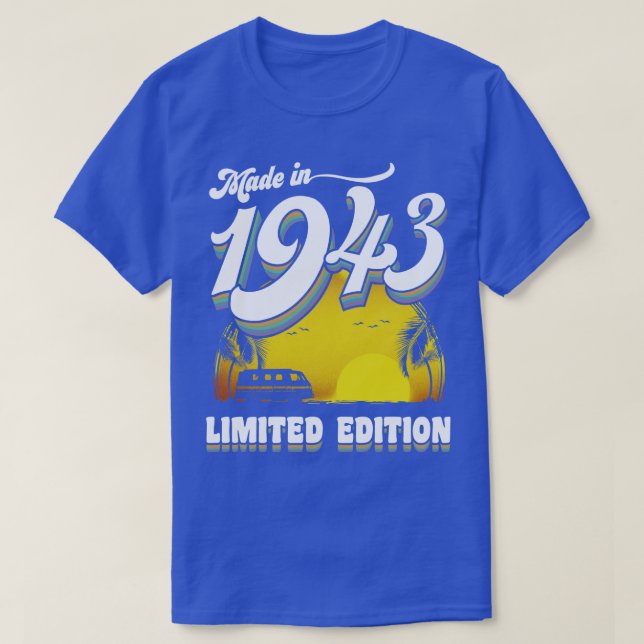 Made in 1943 80th Birthday Gift 80 Years Old 80th  T-Shirt (Design Front)
