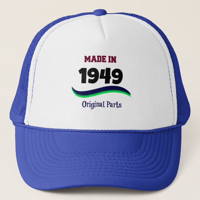 Made in 1949, Original Parts Trucker Hat (Front)