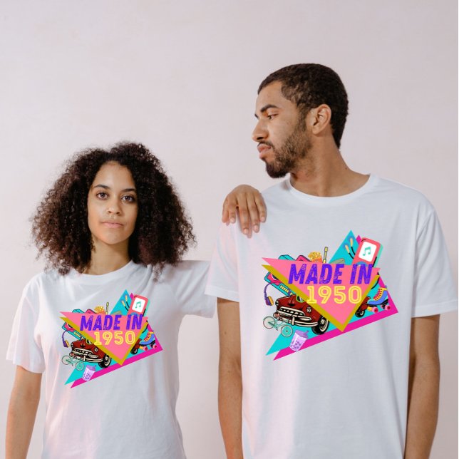 Made in 1950 Birthday Milestone T-Shirt (Creator Uploaded)
