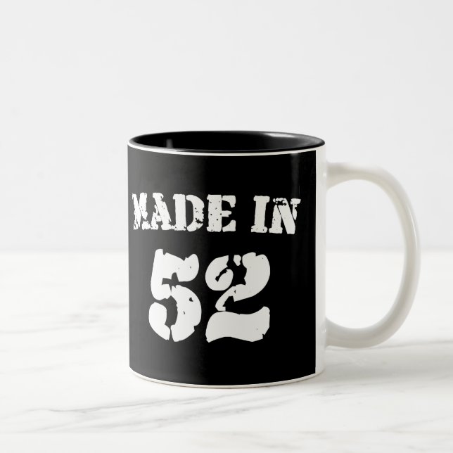 Made In 1952 Two-Tone Coffee Mug (Right)